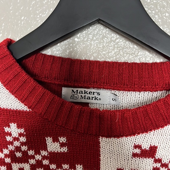 Maker's Mark size small Ugly Christmas Sweater - Picture 2 of 4